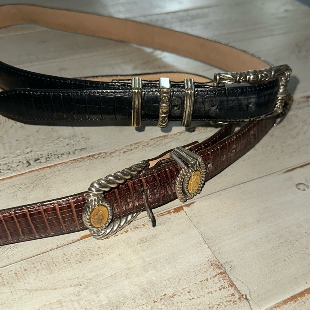 *BUYING BOTH* Two Brighton Belts